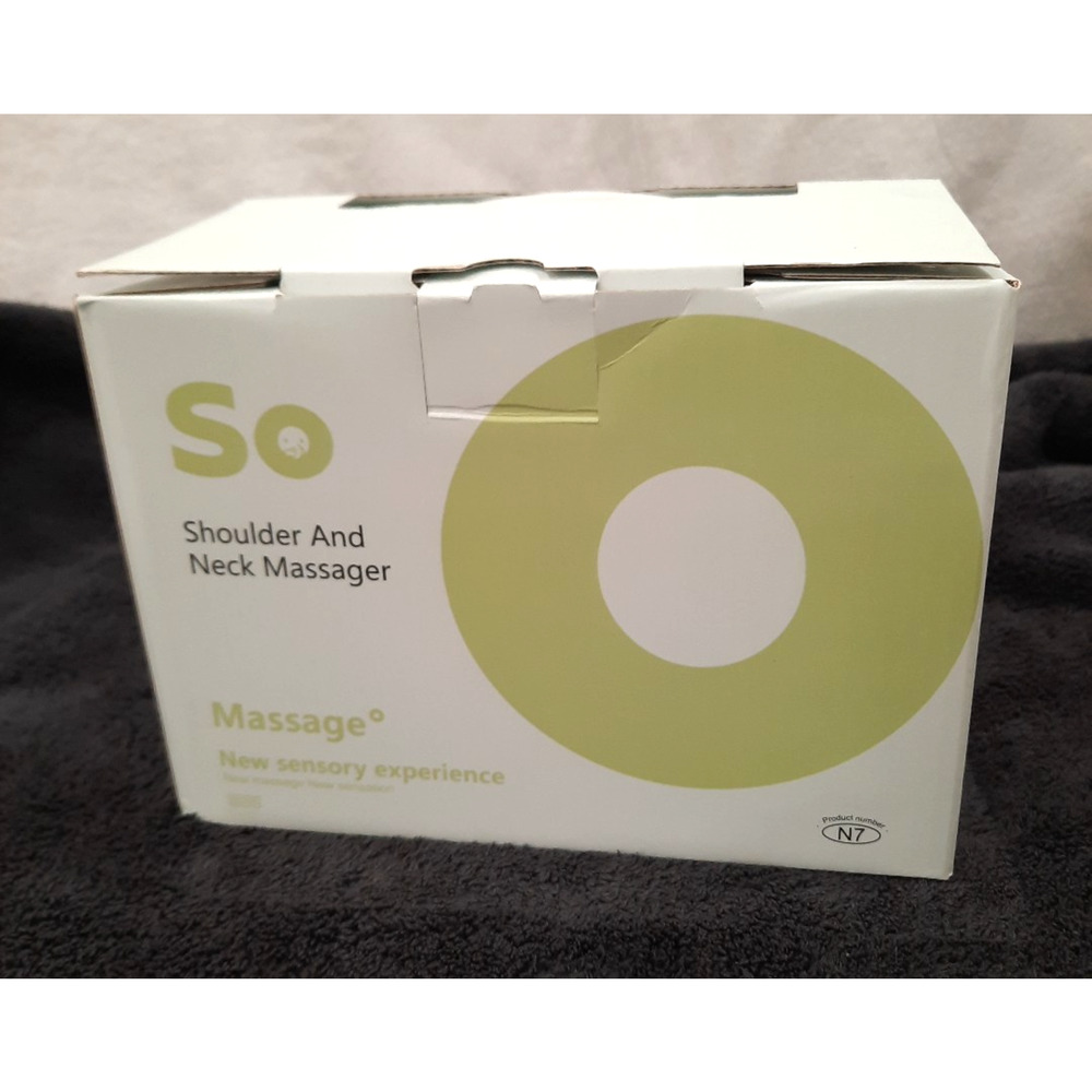 " SO " Massage New Sensory Experience Neck Massager New In Open Box SEE VIDEO - Picture 3 of 12